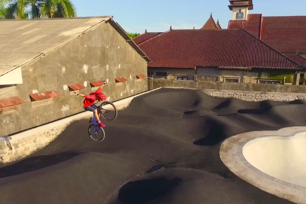 Video: Slinging Dirt with Claudio Caluori at Bali's Amplitude Pump Track