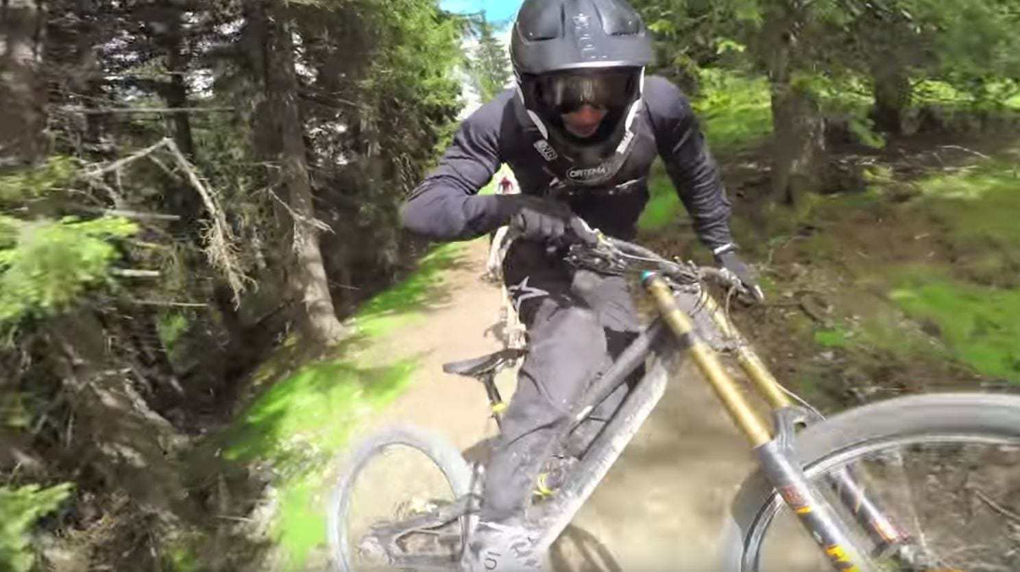 Video: Fabio Wibmer Rippin' Leogang Downhill Track