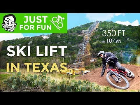 Video: Spider Mountain Ski Lift in Texas | Texas First Lift Served Bike Park Open